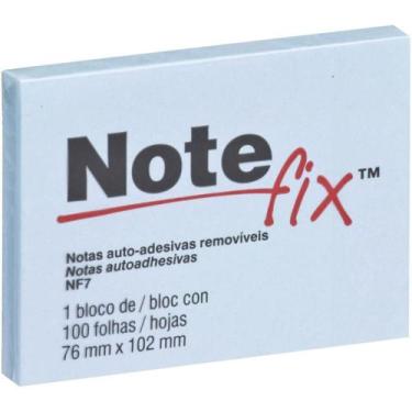 Imagem de Bloco de Recado Autoadesivo Notefix 100F76MMX102MM Azul - 3M