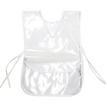 Imagem de Avental Escolar Liso Cristal Grande 52X37CM Pacote com 6 - Goodie