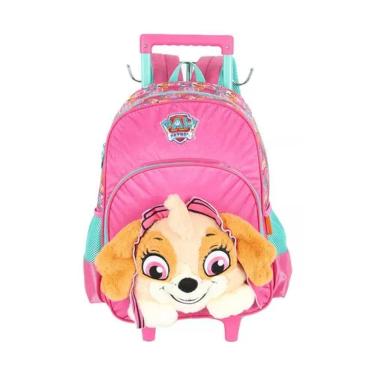 Imagem de Mochila De Rodinhas Patrulha Canina Skye Rosa - Luxcel