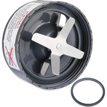 Imagem de Lâmina extratora de substituição para série de lâminas Nutri Bullet 600w/900w - Lâmina de aço inoxidável premium com um anel de vedação de silicone extra peças de reposição para liquidificador, 1