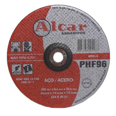 Imagem de Disco de Desbaste 9x1/4x7/8 Pol. PHF-96 Alcar