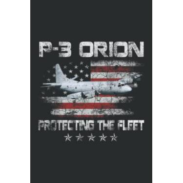 Imagem de P-3 Orion Sub Hunter Asw Airplane Vintage Veterans Day Gift: Lined For Memo Diary Journal, Memo Diary Subject Notebooks Planner for Travelers, Students, Office - 6" x 9", 100 Pages