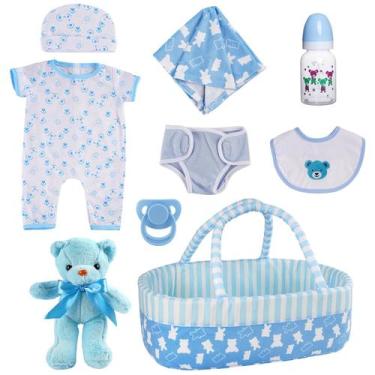 Imagem de Conjunto de Roupas Reborn BABESIDE para Bonecas de 43-56cm - com Berço
