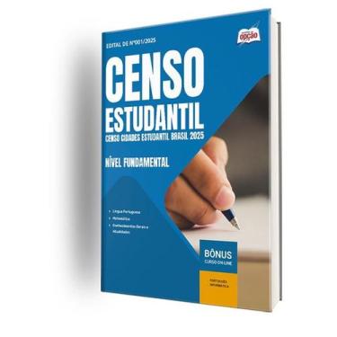 Imagem de Apostila Censo Estudantil  - Nível Fundamental - Agente Recenseador - 