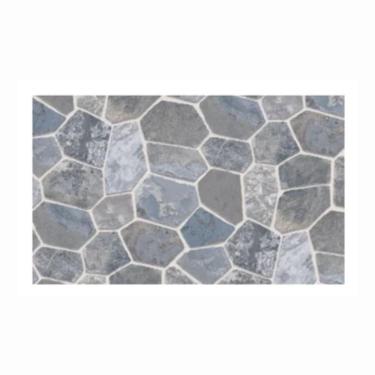 Imagem de Papel De Parede Pvc Pedras Cinzas 45cm X 5 Metros