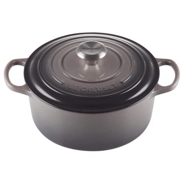 Imagem de Panela redonda le creuset 24CM signature ferro esmaltado cinza flint 21177244442430