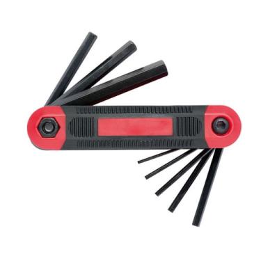 Imagem de Jogo de chave allen com 8 Pçs tipo canivete 15 a 8mm 9JD E