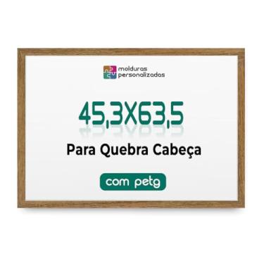 Imagem de Moldura 45,3x63,5 para Quebra Cabeça Grow Puzzle com Proteção Petg (Cru)
