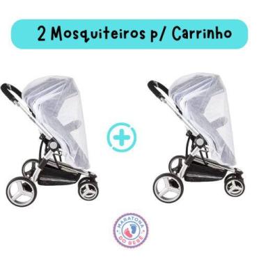 Imagem de Mosquiteiro De Carrinho Universal Portatil 1,00m X 1,10m Carrinho, beb