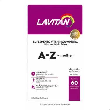 Imagem de Lavitan Multivitamínico A-Z Mulher - 60 Comprimidos - Cimed