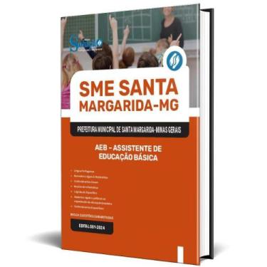 Imagem de Apostila Sme Santa Margarida Mg 2025 Aeb Assistente Educação - Editora