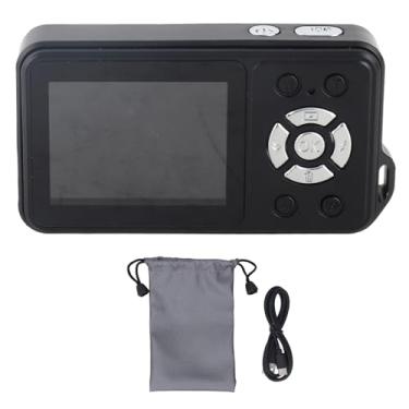 Imagem de HD Digital Camera AutoFocus 16x Zoom 50MP Imagem 1080p Gravador de câmera vintage Suporte de vídeo e transferência de fotos Perfeita para iniciantes e entusiastas de viagens (Preto)