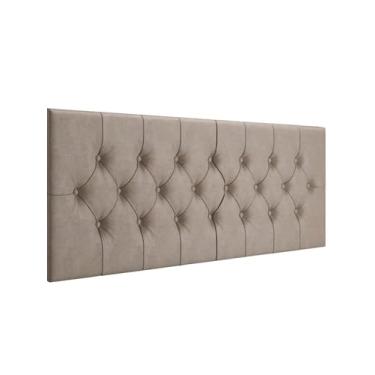 Imagem de Cabeceira Dubai P/Cama Box Casal Capitonê 1,40 cm - Bege