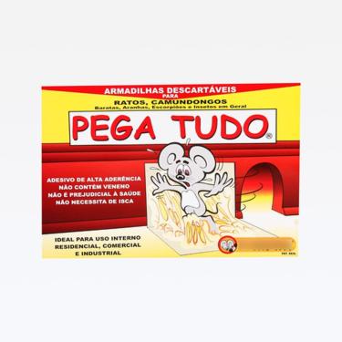 Imagem de Pega Tudo Armadilha Adesiva para Ratos e Insetos, Kit com 20 Unidades, Uso Residencial e Comercial