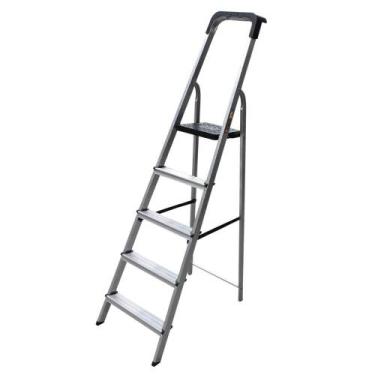 Imagem de Escada de Alumínio Doméstica com 5 Degraus ESC0025 BOTAFOGO