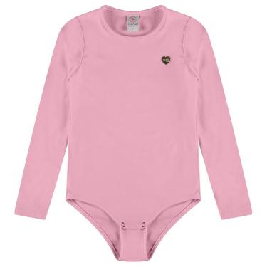 Imagem de Body Collant Térmico Infantil Ultra Comfort Rosa Chiffon Costão