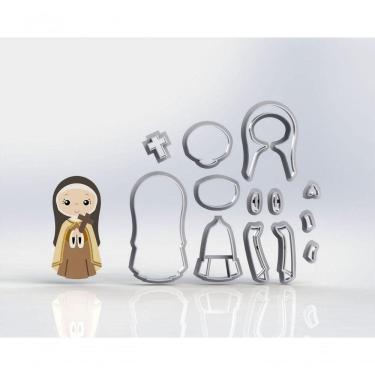 Imagem de Cortador Santa Terezinha Cute Modular Tamanho 9 Cm