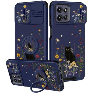 Imagem de Goocrux Capa para Moto G Power 5G 2025, para Moto G Play 2025 - Capa para celular feminina e meninas com design fofo para câmera deslizante com suporte de anel capas para Motorola G Power 5G 2025/G