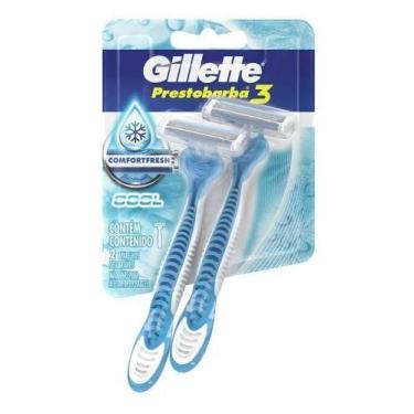 Imagem de Kit c/ 2 Maquina De Afeitar Gillette Prestobarba 3 Cool