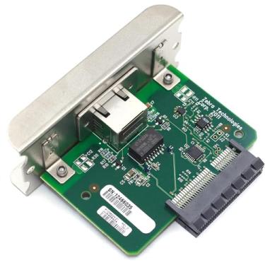 Imagem de Placa Ethernet P1123335-035 para impressora de etiquetas térmicas Zebra ZT231 ZT211 ZT111 203dpi 300dpi