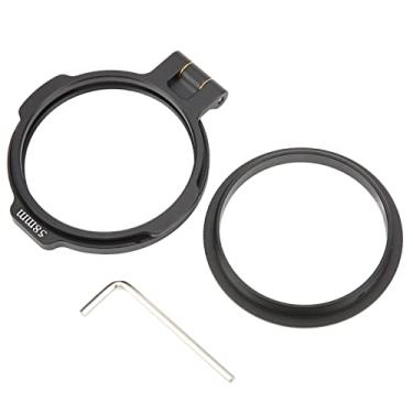 Imagem de QANYEGN Suporte do filtro de lente, anéis de adaptador de lentes de vários tamanhos, lente de lentes de liga de alumínio Rings de filtro para lentes de grande angular, lentes primá (58mm)