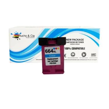 Imagem de CARTUCHO DE TINTA COMPATÍVEL 664XL COLOR F6V30A 12ML