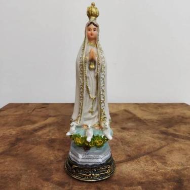 Imagem de Imagem de Nossa Senhora de Fátima em Resina - 15 cm - Lojinha Uai