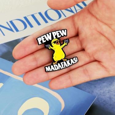 Imagem de Pinos esmaltados para mochilas, alfinetes de anime Ello Worm, broche de gato preto como presentes de gato preto chapéu engraçado broche vintage para bolsas de adultos, broche de pato legal para