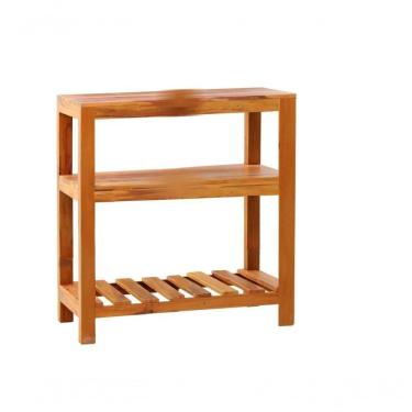 Imagem de Aparador Ilha Bancada 80 Cm Madeira Maciça Natural