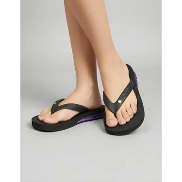 Imagem de Chinelo Feminino DuRio Air Salto Espuma EVA Conforto Estilo Vegano Ori