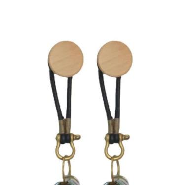 Imagem de Ganchos magnéticos resistentes para organização, ganchos de madeira versáteis e elegantes para pendurar ferramentas, cordas de mangueiras de jardim, utensílios de cozinha em armazéns, cruzeiro (faia-B