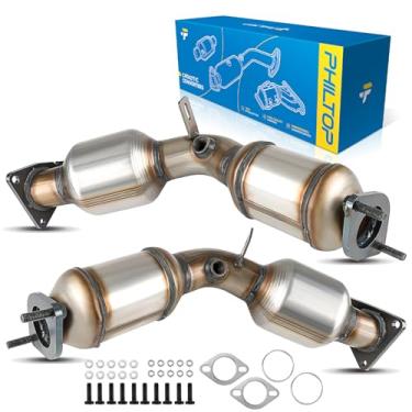 Imagem de PHILTOP Conversor catalítico 16197,16198,644029,644030 compatível com INFINITI Nissan 2003-2020 G37/G35/350Z/Q50/FX35/370Z/M35/QX50/EX35/M37/QX77/QX77. 0/Q70 /Q60/Q70L/Q40/FX37/EX37 3.5/3.7L V6