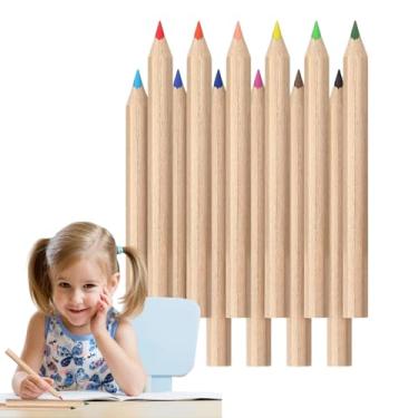 Imagem de Lápis de colorir artístico, lápis de pintura infantil de 12 cores, canetas escolares, artigos de papelaria, projetos de artesanato, suprimentos para jardim de infância, sala de aula, alunos