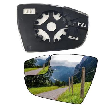 Imagem de Vidro de substituição do espelho do lado do motorista para Ford Focus 2012-2018, placa traseira aquecida por energia, vidro retrovisor lateral esquerdo para Ford Focus 2012 2013 2014 2015 2016 2017