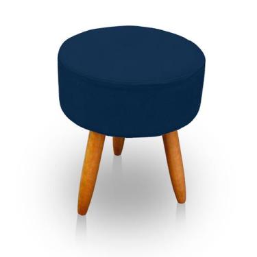 Imagem de Puff Redondo para Sala e Quarto Suede  - LH Decor - Los Hermanos Decor