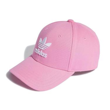 Imagem de Boné Adidas Baseball Trefoil Rosa+Branco-Unissex