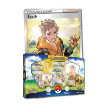 Imagem de Box Pokemon Go Com Broche Equipe Instinto Copag Lacrado