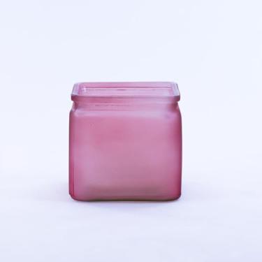 Imagem de WGVI Vaso de vidro clássico rosa fosco de 10 cm para buquês de flores, buquês de centro de mesa ou arranjos florais grandes, decoração de casa, evento de casamento, 1 peça