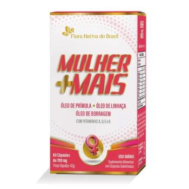 Imagem de Mulher MAIS Óleo de Prímula, Linhaça e Borragem 60cps Flora Nativa do 