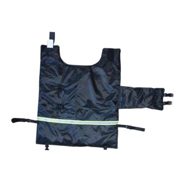 Imagem de Generic Roupa quente para panturrilhas, manta protetora ajustável para panturrilhas, confortável e ao frio, Forro de Lã Preta