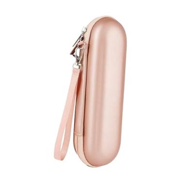 Imagem de harayaa Estojo de viagem para escova de dentes elétrica, estojo para transporte de escova de dentes, à prova de poeira, portátil, ao desgaste, Rosa Ouro