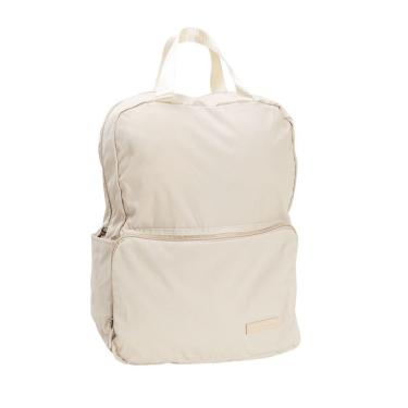 Imagem de Mochila Dobrável Imaginarium Clara em 100% Poliéster 39x29x18CM Off White com Bolso Fro...