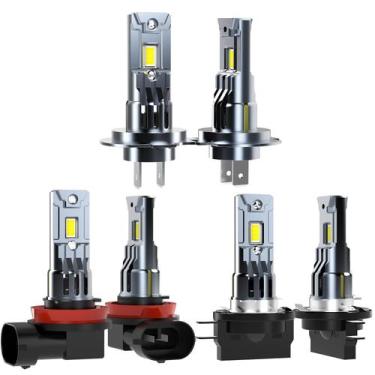 Imagem de Bombillas LED CHOPDARK H11B H7 H11 Haz Alto/Bajo para Hyundai Santa Fe