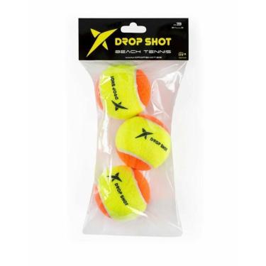 Imagem de Bola de Beach Tennis DROP SHOT - ITF Pack c/ 3 unidades-Unissex