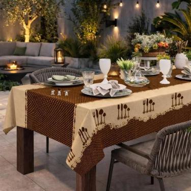 Imagem de Toalha De Mesa 4 Lugares Quadrada Premium Linhão 1,40x1,40m - raner, T