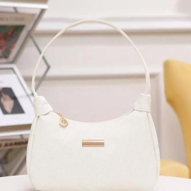 Imagem de Bolsa Feminino Clássico elegante pu hobo - NoBrand, Branco