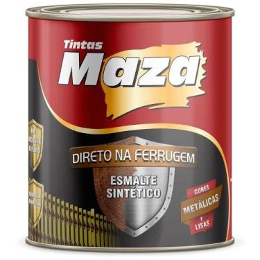 Imagem de Esmalte Metalizado Direto na Ferrugem Maza 900ml, Bronze