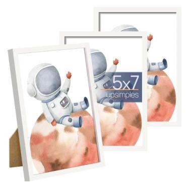 Imagem de Porta-retratos upsimple, conjunto de 3 vidros de alta definição 5x7 - 