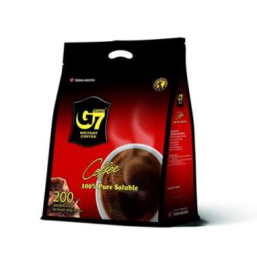 Imagem de Café Instantâneo TRUNG NGUYÊN G7 Pure Black 200 sachês - TRUNG NGUYÊN 