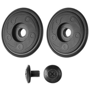 Imagem de Kit 2 parafusos e 2 arruelas capacete pro tork compact summer, PRETO, 